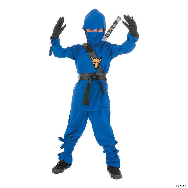 Kids Blue Ninja Costume