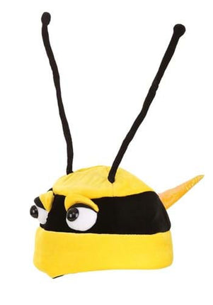 Kids Bumblebee Plush Hat- side view