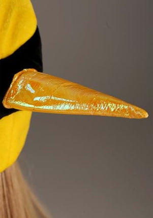Kids Bumblebee Plush Hat- stinger up close