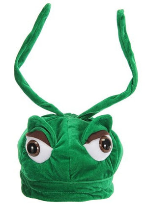 Kids Grasshopper Plush Hat- front view