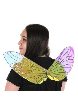 Holographic Bee Wings- worn by model