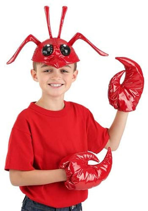 Lobster Headband & Claws Kit for Kids- worn by boy model