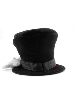 Kids Magician Plush Hat with Rabbit- back view