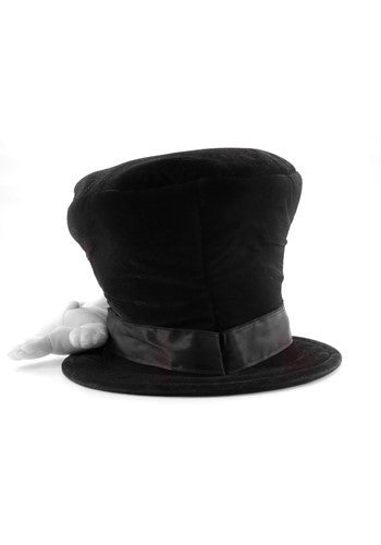 Kids Magician Plush Hat with Rabbit- back view