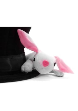 Kids Magician Plush Hat with Rabbit- close up of rabbit