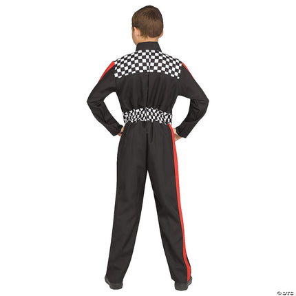 Kids Race Car Driver Costume- back view