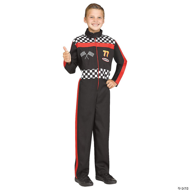 Kids Race Car Driver Costume- front view