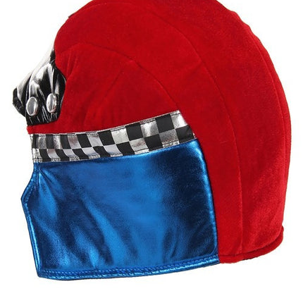 Kids Racer Plush Helmet- back view