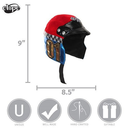 Kids Racer Plush Helmet- measurements