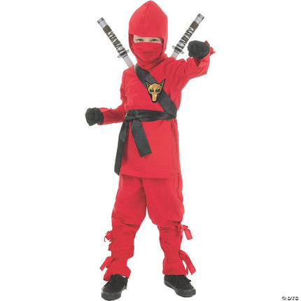 Kids Red Ninja Costume