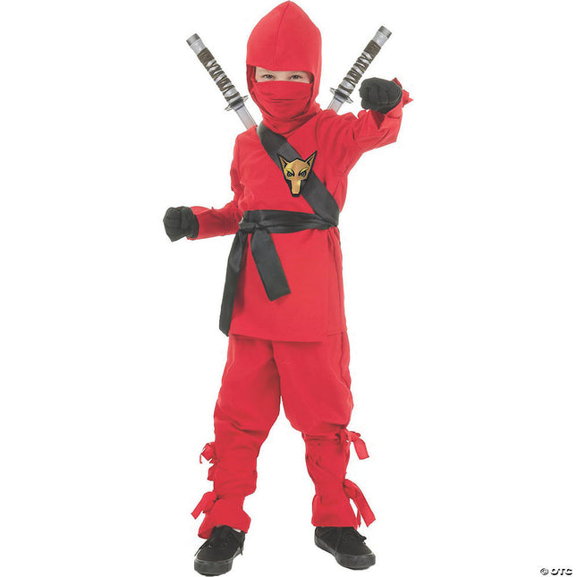 Kids Red Ninja Costume