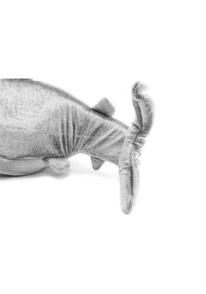 Kids Plush Shark Hat- tail up close