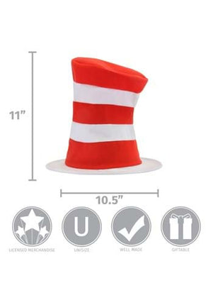 Dr. Seuss- The Cat in The Hat Kids Hat- measurements