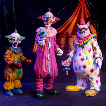 Scream Greats- Killer Klowns From Outer Space- all 3 figures (shorty, slim, and fatso)
