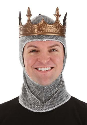 King Arthur Crown & Hood- worn by model front view