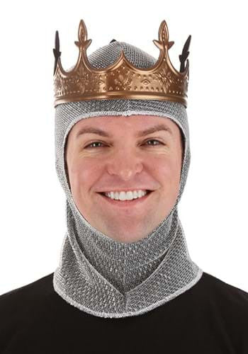 King Arthur Crown & Hood- worn by model front view