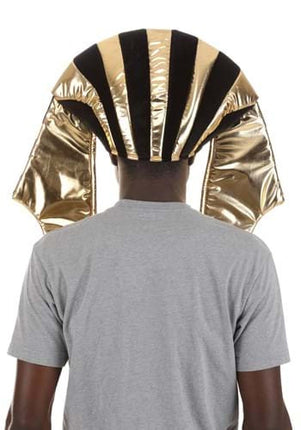 King Tut Plush Hat- worn by male model back view