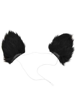 Black Cat Ears & Tail Kit- ears back view