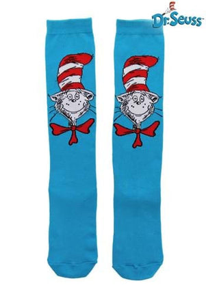 Dr. Seuss- The Cat in the Hat Paws Knee High Socks- front view