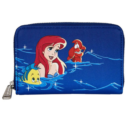 The Little Mermaid Ariel Fireworks Wallet- front view