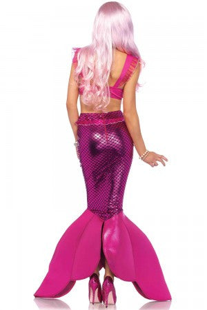 Pink Malibu Mermaid Costume- back view