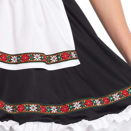 Beer Garden Babe Costume- skirt, close up