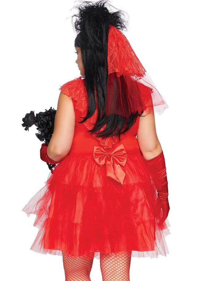 Beetle Bride Costume- plus, back view