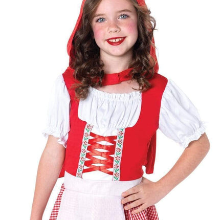 Girl's Lil' Miss Red Riding Hood Costume- front view