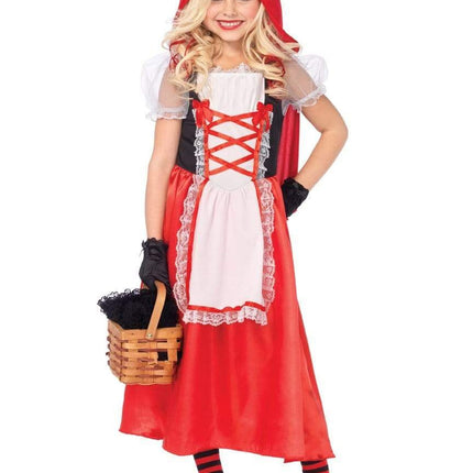 Girl's Red Riding Hood Costume- front view, full body
