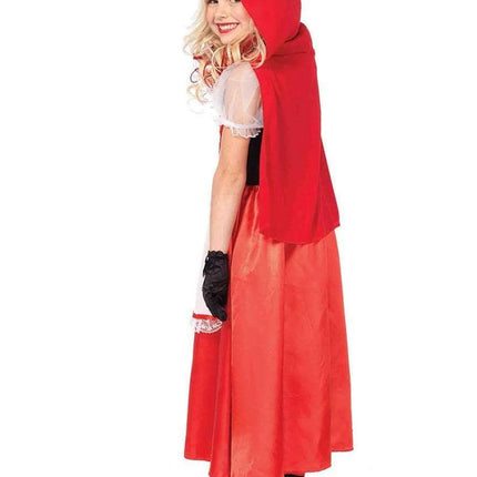 Girl's Red Riding Hood Costume- back view, full body