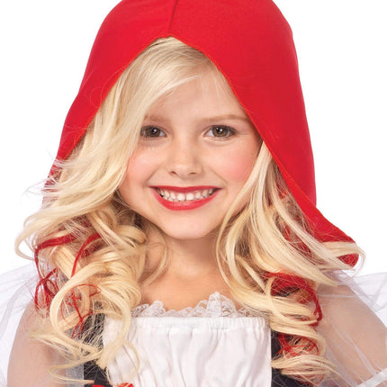 Girl's Red Riding Hood Costume- close up