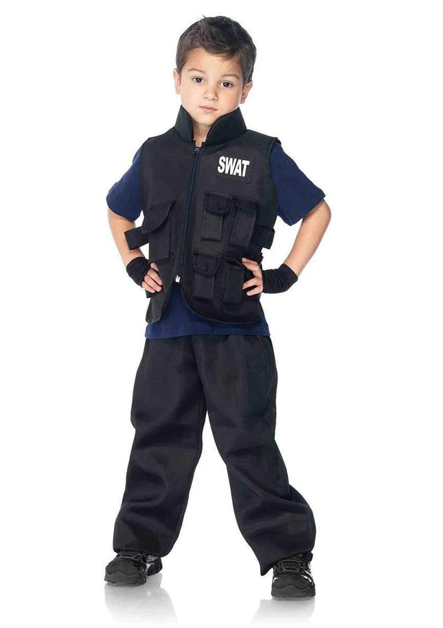 Boy's SWAT Commander Costume- front view
