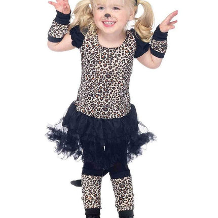 Girl's Pretty Little Leopard Costume- front view 2