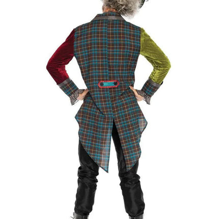 Men's Deluxe Mad Hatter Costume- back view