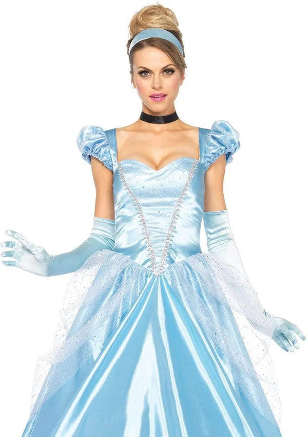 Classic Cinderella Costume- front view up close
