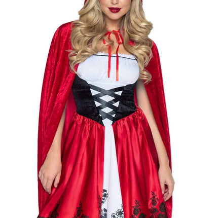 Classic Red Riding Hood Costume- front view