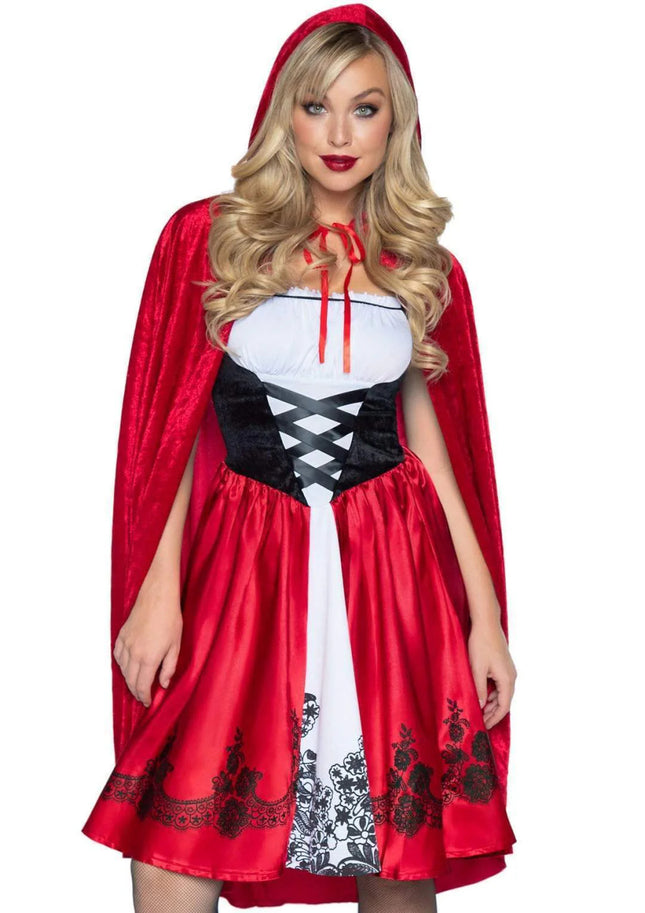 Classic Red Riding Hood Costume- front view