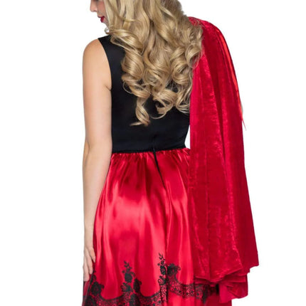 Classic Red Riding Hood Costume- back view