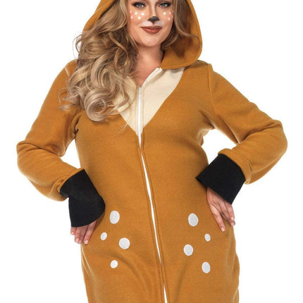 Cozy Fawn Costume- plus, front view