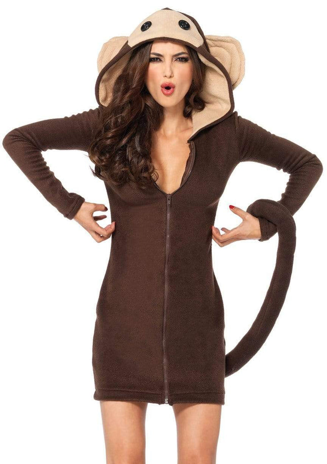 Cozy Monkey Costume- front view