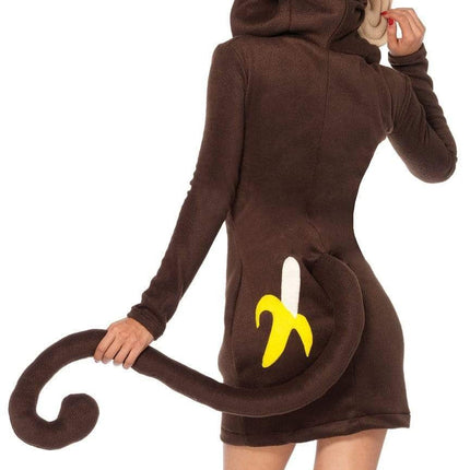 Cozy Monkey Costume- back view