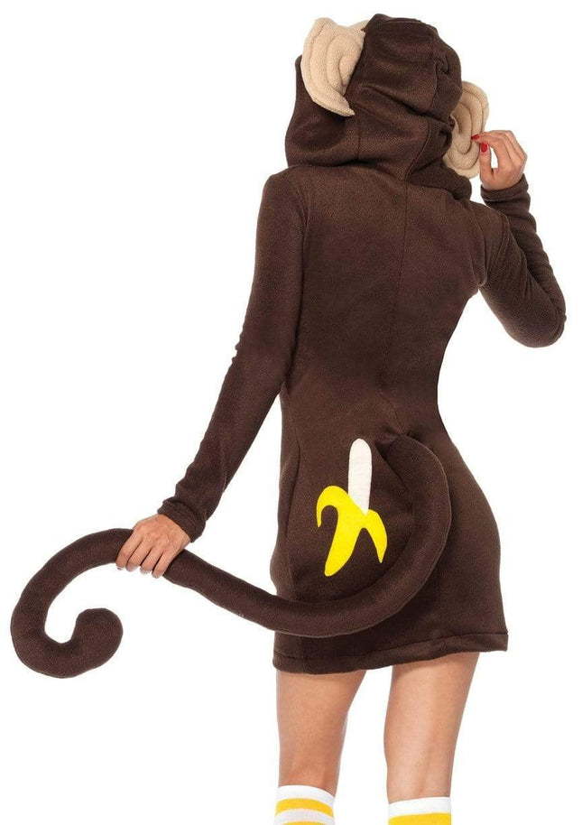Cozy Monkey Costume- back view