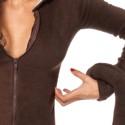 Cozy Monkey Costume- dress, close up