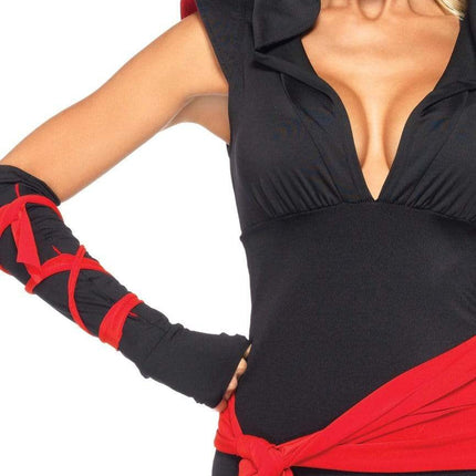 Deadly Ninja Adult Costume- top close up