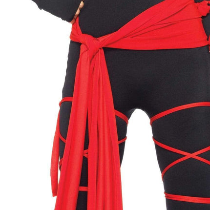 Deadly Ninja Adult Costume- bottom close up