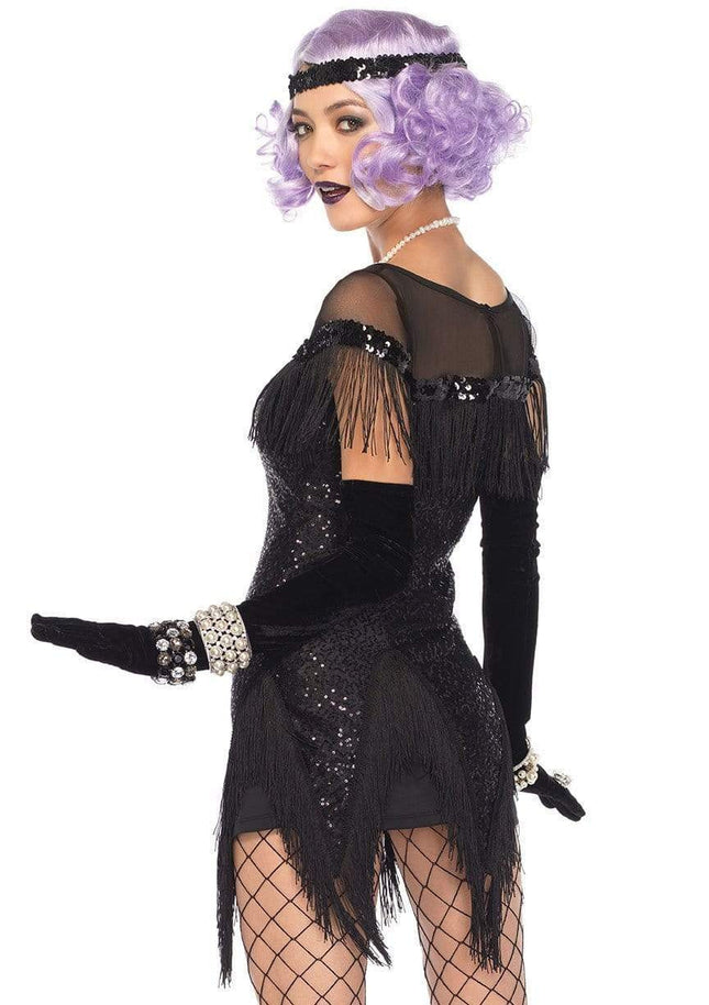 Foxtrot Flirt Flapper Costume- back view