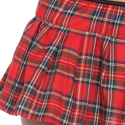 Miss Prep School Costume- skirt close up