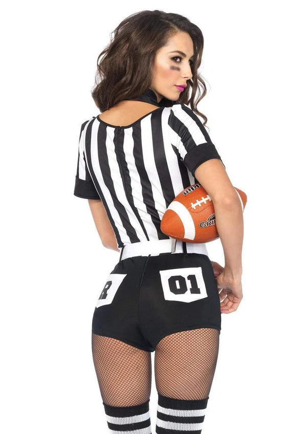 No Rules Referee Costume- back view close up