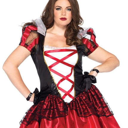Royal Red Queen Plus Costume- front view