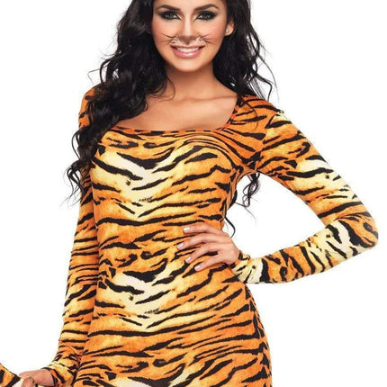 Wild Tigress Costume- front view up close